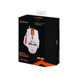 Meetion M975 - USB Corded Gaming Mouse (2000 DPI) – For PC & Laptop – White