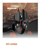 Meetion GM80 Transformers Mechanical Gaming Mouse (4000 DPI) - Black