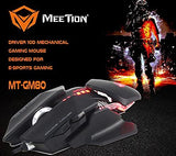 Meetion GM80 Transformers Mechanical Gaming Mouse (4000 DPI) - Black