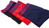 Splash Contrast Elastic Waist Trunks for Men - Pack of 3 S