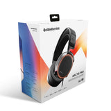 SteelSeries Arctis PRO ChatMix Dial, 40, 000Hz Hi-Res, Surround Sound DTS Headphone, RGB Illuminated PC Gaming Headset - 61486 (PS4), Wired
