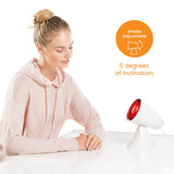 Beurer IL11 Infrared Heat Lamp,Warm, soothing infrared light, Helps ease muscle aches and joint stiffness, Speed recovery from the common cold, Improve complexion, With 5 angles of inclination