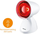 Beurer IL11 Infrared Heat Lamp,Warm, soothing infrared light, Helps ease muscle aches and joint stiffness, Speed recovery from the common cold, Improve complexion, With 5 angles of inclination