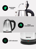 Geepas Kettle, Silver, GK5454