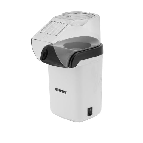 Geepas 1200W Electric Popcorn Maker – Makes Hot, Fresh, Healthy And Fat-Free Theater Style Popcorn Anytime - On/Off Switch, Attractive Design, Oil-Free Popcorn Popper