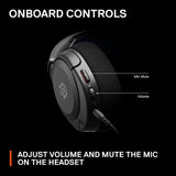 SteelSeries Arctis Nova 1P for PlayStation - PS5 Gaming Headset - Hi-Fi Drivers - 360° Spatial Audio - AirWeave Memory Foam Ear Cushions - Lightweight - Also compatible with PC, Xbox, Switch - Black