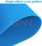 ARNV Yoga And Exercise Mat With Carrying Strap, 8Mm (Blue) (Made In India)