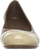 crocs Women's Cap Toe Wedge Sandal,Bronze/Gold,5 M US
