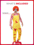 Smiffys Men's Smiffys Kreepy Killer Clown Costume Smiffys Kreepy Killer Clown Costume (pack of 1)