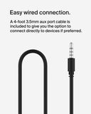 Belkin SoundForm Mini Kids Wireless Headphones with Built in Microphone, On Ear Headsets Girls and Boys For Online Learning, School, Travel Compatible with iPhones, iPads, Galaxy and more - Black
