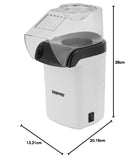 Geepas 1200W Electric Popcorn Maker – Makes Hot, Fresh, Healthy And Fat-Free Theater Style Popcorn Anytime - On/Off Switch, Attractive Design, Oil-Free Popcorn Popper