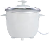 Black & Decker 350W 0.6L Rice Cooker With Removable NonStick Bowl, Steaming Tray, Water Level Indicator And A Glass Lid With Cool Touch, For Healthy Meals RC650-B5