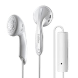 Edifier P180 Computer Headset with Mic and Inline Control - Stereo Earbud Earphone Headphone with Microphone and Remote - White
