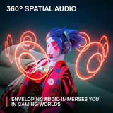 SteelSeries Arctis Nova 1P for PlayStation - PS5 Gaming Headset - Hi-Fi Drivers - 360° Spatial Audio - AirWeave Memory Foam Ear Cushions - Lightweight - Also compatible with PC, Xbox, Switch - Black
