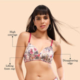 Enamor F065 Invisible Neckline T-Shirt Bra -Padded, Wirefree & High Coverage