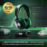 SteelSeries Arctis Nova Pro Wireless Xbox - Multi-System Gaming Headset - Premium Hi-Fi Drivers - Active Noise Cancellation - Infinity Power System - Xbox, PC, PS5, PS4, Switch, Mobile