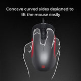 ZOWIE Benq Fk2-B Gaming Mouse For Esports (Medium, Symmetrical Design, Matte Black Edition)