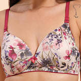 Enamor F065 Invisible Neckline T-Shirt Bra -Padded, Wirefree & High Coverage