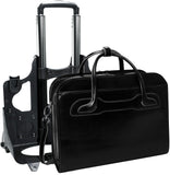 McKlein W Series Laptop Roller, Black Leather (94985)