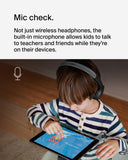 Belkin SoundForm Mini Kids Wireless Headphones with Built in Microphone, On Ear Headsets Girls and Boys For Online Learning, School, Travel Compatible with iPhones, iPads, Galaxy and more - Black