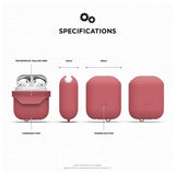 Elago Waterproof Case for Apple Airpods - Italian Rose