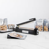 Restaurantware Handheld Heat Sealer, Impulse Bag Sealer - 12" Black Extra Heating Element 1ct Box Restaurantware