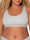 Fruit of the Loom womens Tank Style Cotton Sports Bra Sports Bra (pack of 4)