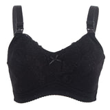 OKUS - Basic Cotton Maternity & Nursing Bra - Clip Down Nursing Feeding Bra - Adjustable Non Slip Shoulder Straps - Easy Breastfeeding Bra
