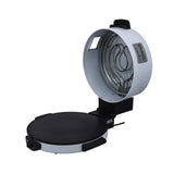 Geepas GBM63037 Arabic Bread Maker | Adjustable Temperature | 40cm Baking Plate|Halogen Tube & Stainless Steel Heating Coil | Adjustable Double Thermostat, Silver"Min 1 year manufacturer warranty"