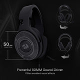 Redragon H350 Pandora RGB Wired Gaming Headset, Dynamic RGB Backlight - Stereo Surround-Sound