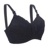 OKUS - Basic Cotton Maternity & Nursing Bra - Clip Down Nursing Feeding Bra - Adjustable Non Slip Shoulder Straps - Easy Breastfeeding Bra
