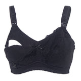 OKUS - Basic Cotton Maternity & Nursing Bra - Clip Down Nursing Feeding Bra - Adjustable Non Slip Shoulder Straps - Easy Breastfeeding Bra