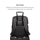 TUMI Men's Slim Solutions Brief Pack Laptop Tablet Business bag Backpack, Black, One Size