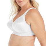 Playtex Womens 18 Hour Comfort-Strap Wireless Bra, Full-Coverage Bra with 4-Way Trusupport, Single Or 2-Pack 40 DD