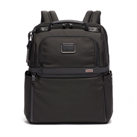 TUMI Men's Slim Solutions Brief Pack Laptop Tablet Business bag Backpack, Black, One Size