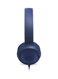 JBL Tune 500 Wired On-Ear Headphones - Deep Pure Bass - 1-Button Remote - Lightweight - Foldable - Tangle-Free Cable
