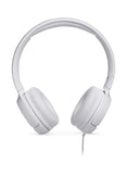 JBL Tune 500 Wired On-Ear Headphones - Deep Pure Bass - 1-Button Remote - Lightweight - Foldable - Tangle-Free Cable