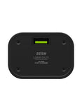 20000 mAh Nano Transparent Power Bank – Portable Fast Charging with Simultaneous Device Support, Quick Charge 3.0, Power Delivery, and Digital Display - Black