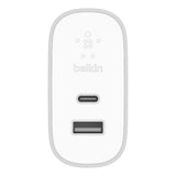 Belkin Boost Charge 27 W USB-C + 12 W USB-A Home Charger (39 W Total) - Multi-Port USB-PD Power Delivery, Supports Apple Fast Charge for iPhone XS, XS Max, XR, X, 8/8 Plus and More Grade-Safqqa Brand NEW Saled (Never Use)