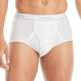Hanes Men's Tagless White Briefs with ComfortFlex Waistband-Multiple Packs Available, XXL Hanes