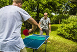 Schildkröt Midi XL 838579 Table Tennis Mini Table 120 x 70 x 68 cm Perfect for Small Garden or Home Donic-Schildkroet