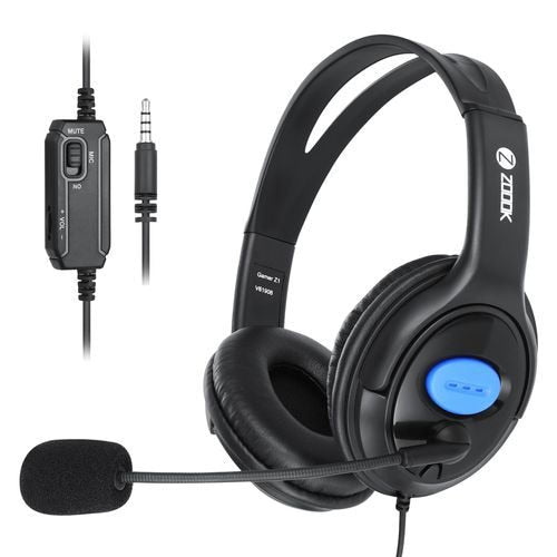 Zoook Gaming Headphone For PS4 & Pc, Black