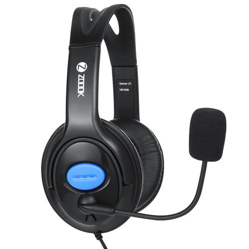 Zoook Gaming Headphone For PS4 & Pc, Black