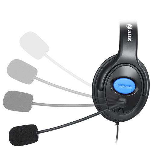 Zoook Gaming Headphone For PS4 & Pc, Black