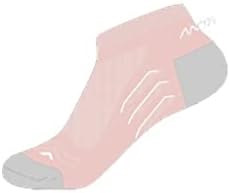 ANTA SPORTS SOCKS For WOMEN, FOG ROSE PINK, One Size