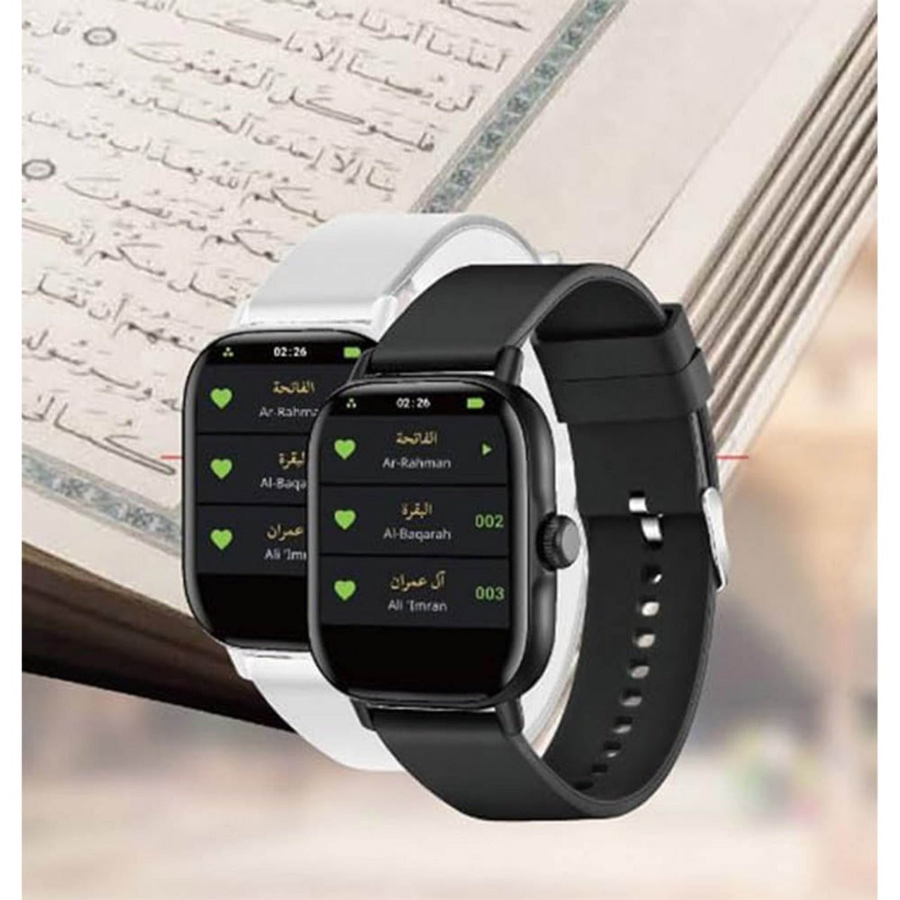 Merlin MW909 Faith sync Quran Smartwatch Black