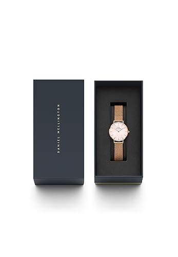 Daniel Wellington DW00100516 Round Women's Quartz Watch Japanese Movement With Analog Display And stainless-steel-plated Strap - Rose Gold