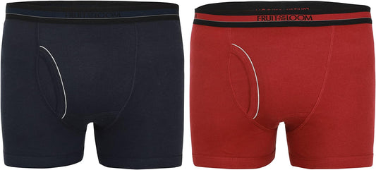 Fruit Of The Loom Men's Better Basics Boxer Brief (Pack of 2) Size: M Color: Assorted
