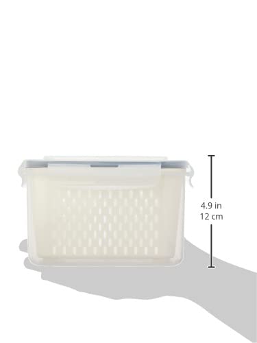 Acrylic Square Storage Container Set Of 3 Pieces With Different Sizes - White Clear