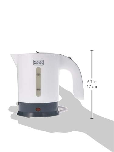 Black & Decker Travel Kettle, White - Tr250Ja